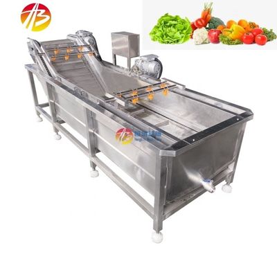 600 kg automatische commerciële luchtbelwasmachine voor groenten, fruit en zeevruchten