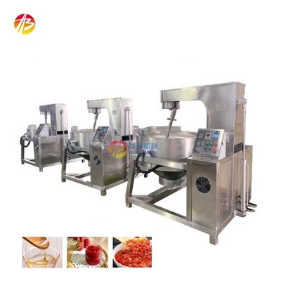 200 kg per partij Kookketel voor industriële saus met mixer en roermachine Met een diameter van 700-1200 mm