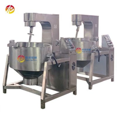 200 kg per partij Kookketel voor industriële saus met mixer en roermachine Met een diameter van 700-1200 mm