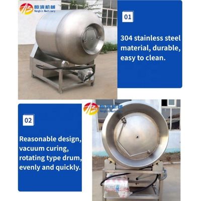 Boerderij Vacuüm Marinator Vlees tumbler met 0.75KW vacuüm pomp vermogen en hoge prestaties