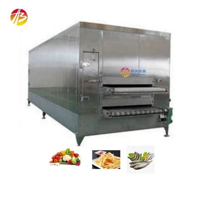 Snelvriezer Fries Tunnelvriezer met hoge productiviteit en SUS 304 IQF