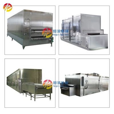 Snelvriezer Fries Tunnelvriezer met hoge productiviteit en SUS 304 IQF