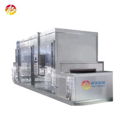 Bevriezen Fruit Pulp Zeevruchten Industriële vriezer 10-60min Bevriezingstijd 800mm Inlaatbreedte