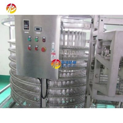Bevriezen Fruit Pulp Zeevruchten Industriële vriezer 10-60min Bevriezingstijd 800mm Inlaatbreedte