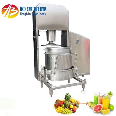 200 kg/uur Commerciële Hydraulische Ananas Mango Sellerie Aardbeien Citroen Appel Banana Peer Juicer Press Machine