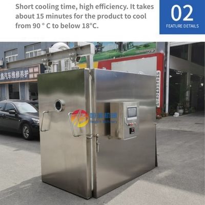 Vacuumpompvermogen 5,5 kW Keukenkoelapparaat voor voorkoeling Voedsel Bakkerij Fruitpasta
