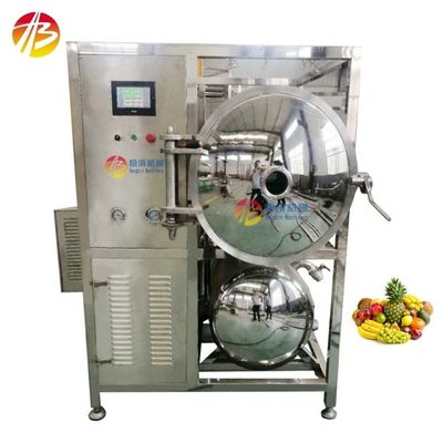 50 kg Vacuum Freeze Dehydratatiemachine Functie voor voorvriezen Temperatuur -18C -60C