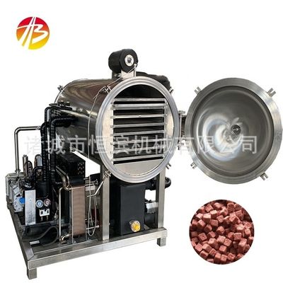 Silikonolie/elektrische verwarming 30 kg Huisdiervoedsel Vlees Vissen Fruit Groenten Vacuüm Vriesdroging