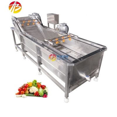 Voordelen voor waterbesparing Bubbelwasser voor groenten en fruit voor grootschalige productie