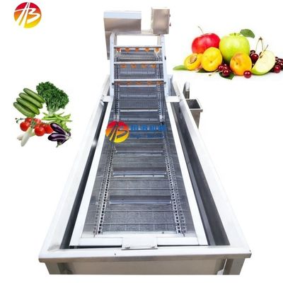 Voordelen voor waterbesparing Bubbelwasser voor groenten en fruit voor grootschalige productie