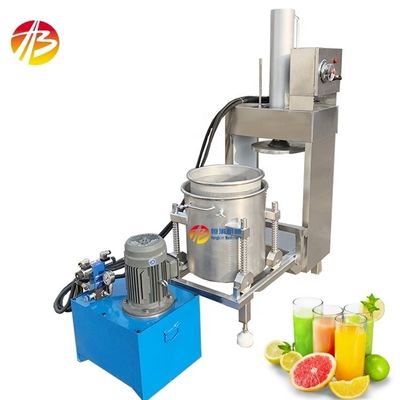 600 kg/uur capaciteit Commerciële hydraulische coldpress juicer extractor voor gemakkelijke bediening