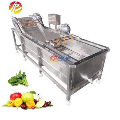 1000 kg/uur capaciteit Bubbelwasmachine voor industriële reiniging van fruitoppervlak