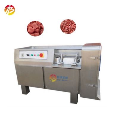 Vlees Dicer Cube Cutting Machine voor het snijden maat 4 Capaciteit 400-500kg/batch bij concurrerende