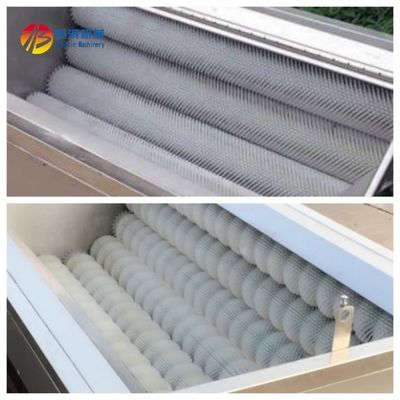180 KG capaciteit Ginger Peeling Machine Borstel Roller Wortel Cassava Yam Waspeeler