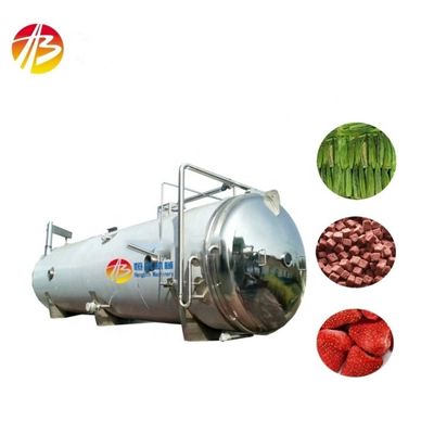 Professionele vriesdrogemachine voor snacks Temperatuur voor het bevriezen -18C -60C