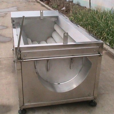 Duurzame machine voor het wassen en schillen van gemberperen met 380V spanning