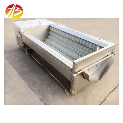 Duurzame machine voor het wassen en schillen van gemberperen met 380V spanning