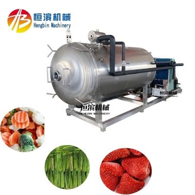 Instant thee koffie en bloemen vriezen gedroogde machine met silicone olie/elektrische verwarming