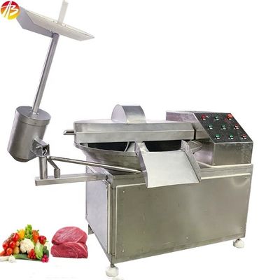 Capaciteit 304 roestvrij staal Meat Bowl Chopper Mixer Machine met 13,8 kW totaal vermogen