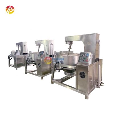 304 roestvrij staal industriële kookpot jas ketel met roermachine en jas ontwerp